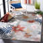 Tapis intérieur / extérieur gris / rouille / bleu marine Seekonk-1379267325