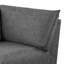 Chaise d'angle rembourrée Barely Black-118107064