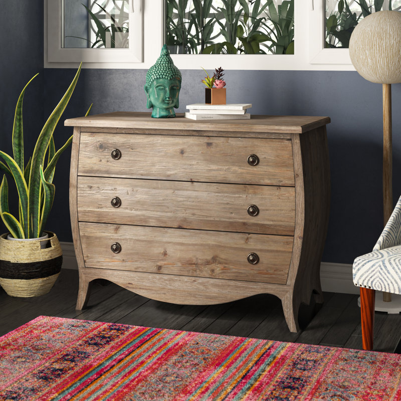Commode décorative 3 tiroirs Wallington