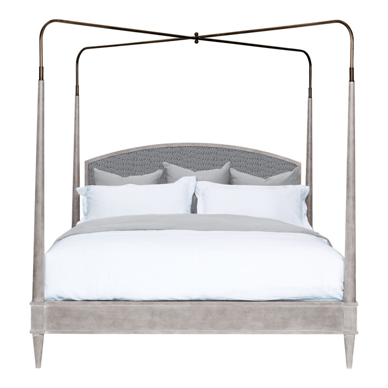 Anderkit King Bed, Nomad Slate, Dove Gray