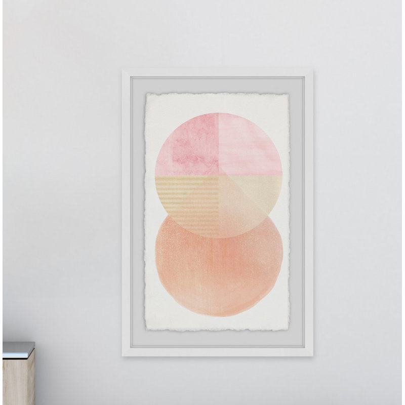 Circular Moons - Picture Frame Painting Print, 36" H x 24" W x 1.5" D