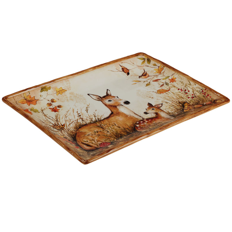 Plateau rectangulaire certifié International Pine Forest