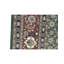Hand-Knotted High-Quality Green and Navy Area Rug