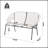 CONDESSA OUTDOOR PATIO WHITE WICKER LOVESEAT-20005220