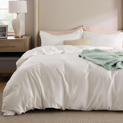 Bedsure Lyocell Cotton Hybrid Duvet Cover