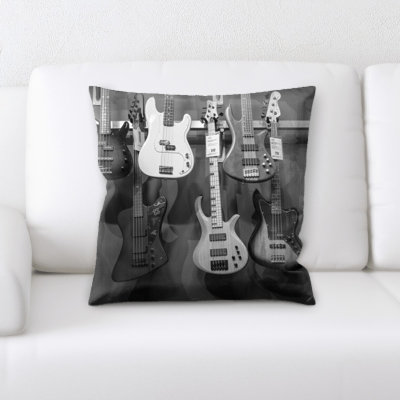 Microsuede Reversible Throw Pillow