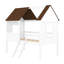 Lit simple mezzanine bas - Fenêtres latérales pour la maison de rêve avec un choix de sommeil amusant et serein