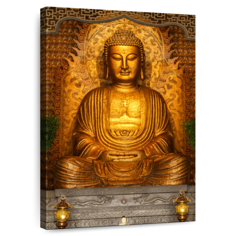 Statue de Bouddha doré
