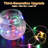 Warm White+ RGB Multi-Color Curtain String Lights with Remote Control, 600 LED, 20ft x 10ft