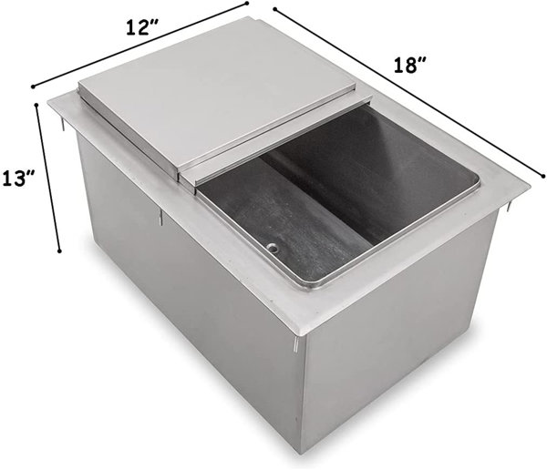 The Portable Bar Company - Single Drop-In Ice Bin Kits