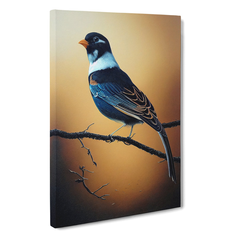Painting Of A Bird - Wrapped Canvas, 50cm H x 35cm W x 3cm D