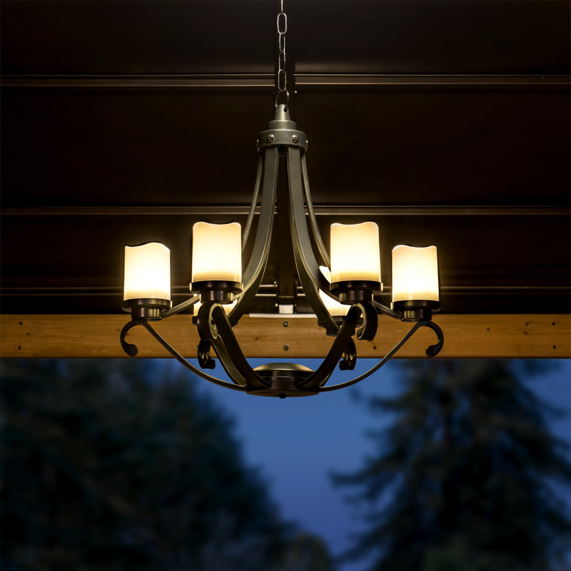 Lustre spectaculaire à 6 lumières DEL Gradey