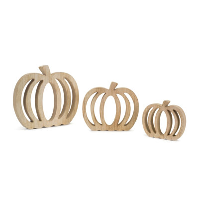 Josephus 6 Piece Wood Pumpkin Cut-Out Set