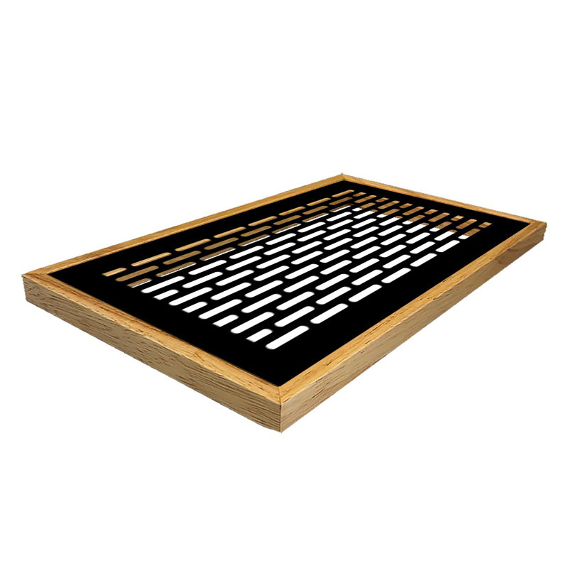 Registre magnétique en métal. Ouverture de conduit 6 x 10 (au total 9 x 13) - Design industriel, H 0,75 po x l 6 po x L 10 po