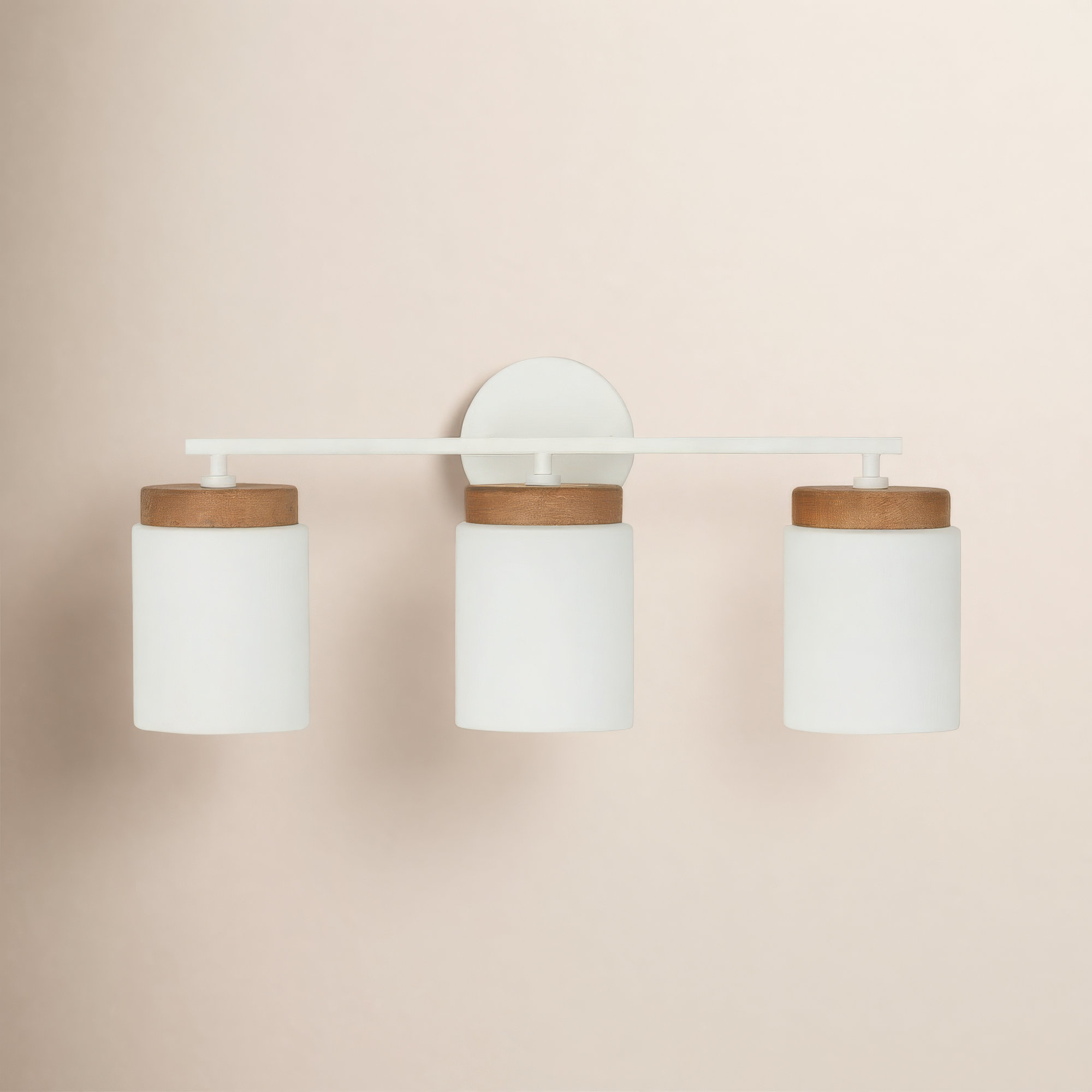 Donal 3 Light Frosted Dimmable Vanity Light