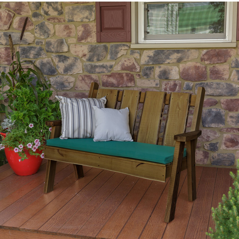 Banc de jardin en bois Lucille Timberland, Teinte champignon
