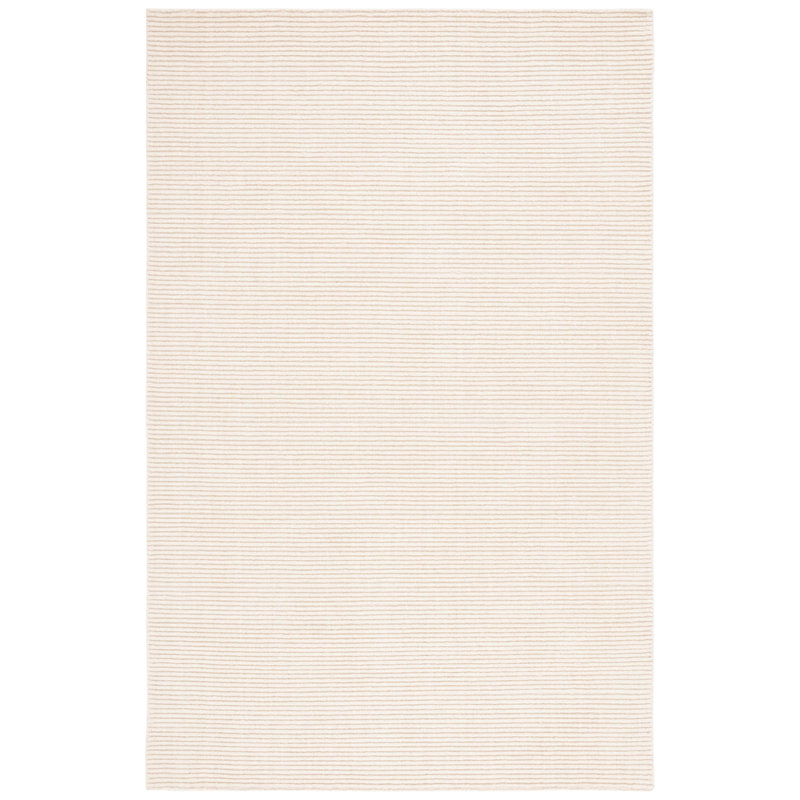 Tapis ivoire en laine / coton tissé à la main Canup, Rectangle 3 pi x 5 pi
