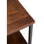 Table de bout industrielle en bois de manguier et métal avec tablette de rangement ouverte Moreland Skyler-1547178929-1571256700