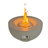 40,000 BTU Round Propane Fire Pit Table