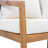 Airwyn Outdoor 5-Person Acacia Wood Conversation Set With Cushions-128766527-128766526