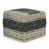 Tissu gris / vert