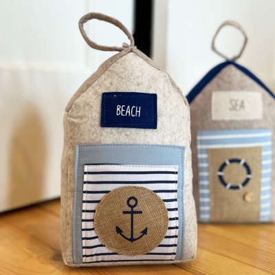 2 butées de porte douces 2 pièces Coastal Cabana