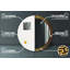 Huldar Glass Flat Wall Mirror