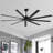 Ayodele 84-inch 9-Blades Indoor Ceiling Fan with Remote-1016637706