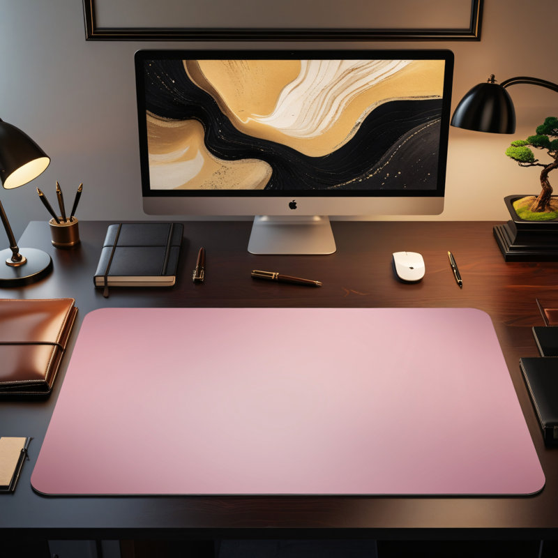 Polyester Desk Pad, 14.4x12.1