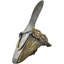 Early 20th Century Spanish Colonial Brass Horse Slipper Stirrup Accent