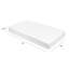 Drap-housse en mousseline blanc uni
