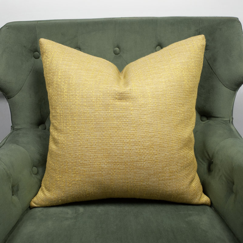 Thomas Collection® Metallic Citrine Gold Larry Laslo Luxury Throw Pillow Assorted Sizes, Rectangle 12"H x 20"W