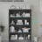 4 Shelf Bookcase 48 Inches Tall Modern Wood Bookshelf， 4 Tier Wide Manga Bookshelves Library Bookcase-2031332393-2031332391
