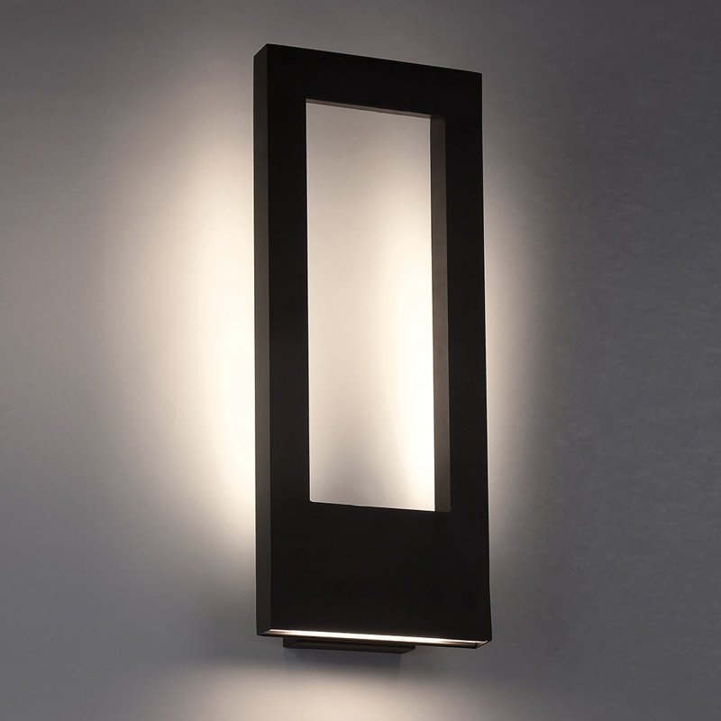 Twilight LED Wall Light, Bronze, 21" H x 9" W x 4" D