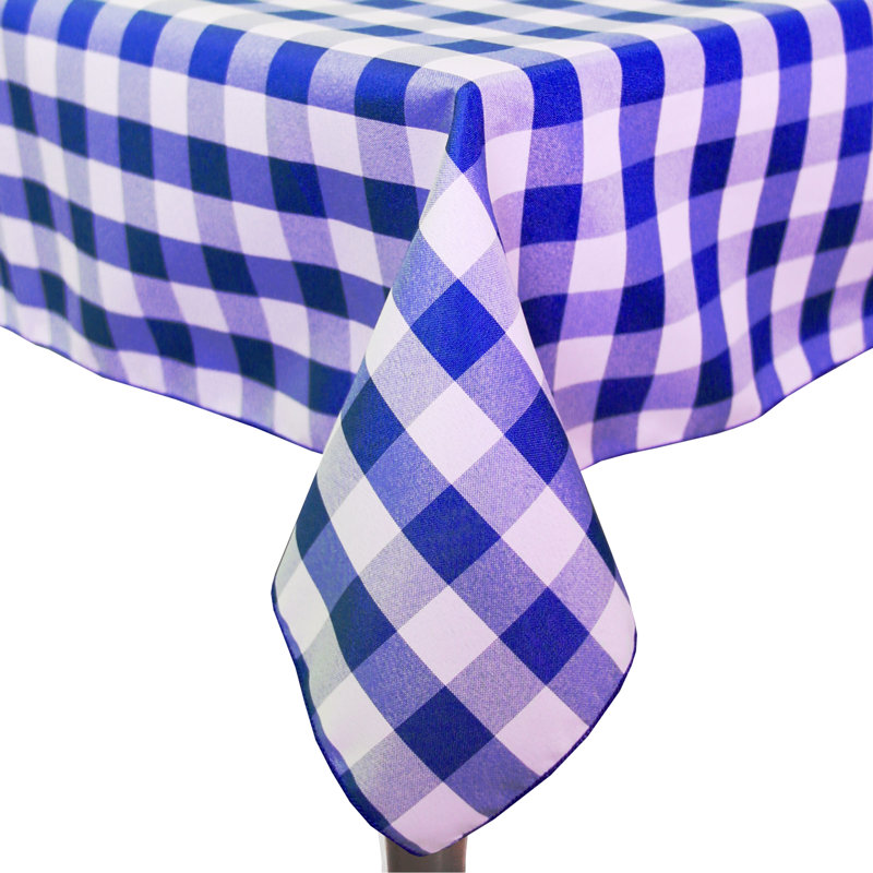 Nappe Gracie Oaks, Royal / blanc, 108 po x 72 po, 2