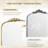 Kiany Metal Arched Mirror Vintage Mirror with Ornate Frame-668868099-658924789