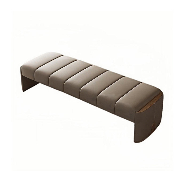 Gurnsey Faux Leather Upholstered Bench, 15.74" H x 62.99" W x 17.71" D