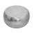 Eclipse Round Modern Hand-Forged Silver Metal Coffee Table