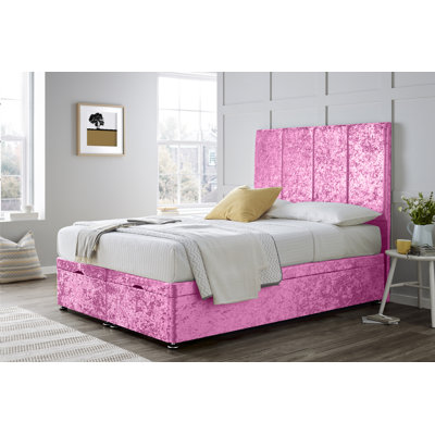 Divan Bed with 24" Headboard on Struts