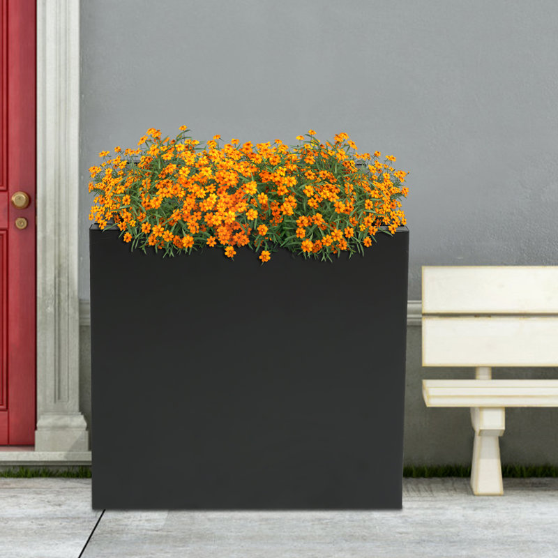 Raemond Metal Planter Box, 32" H x 32" W x 32" D