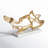 Pepita Golden Drift Abstract Sculpture