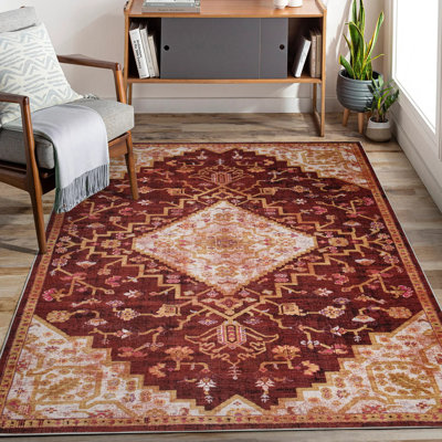 Tapis rectangulaire rectangulaire avec envers antidérapant
