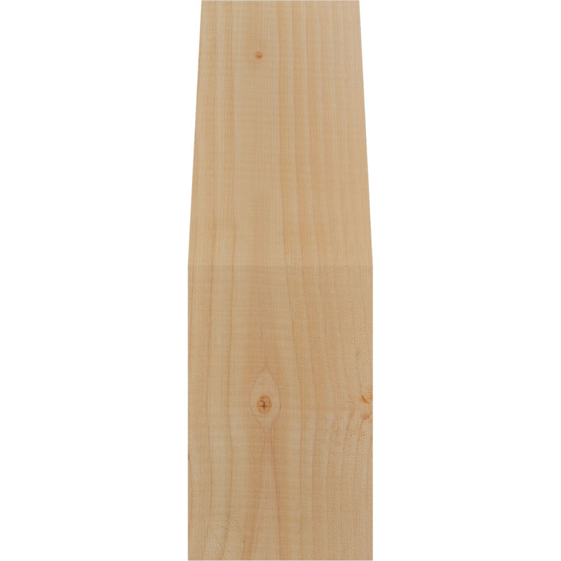 Attelle de genou olympique, Sapin de Douglas, Attelle lisse, H 18 po x l 5,5 po x P 6 po