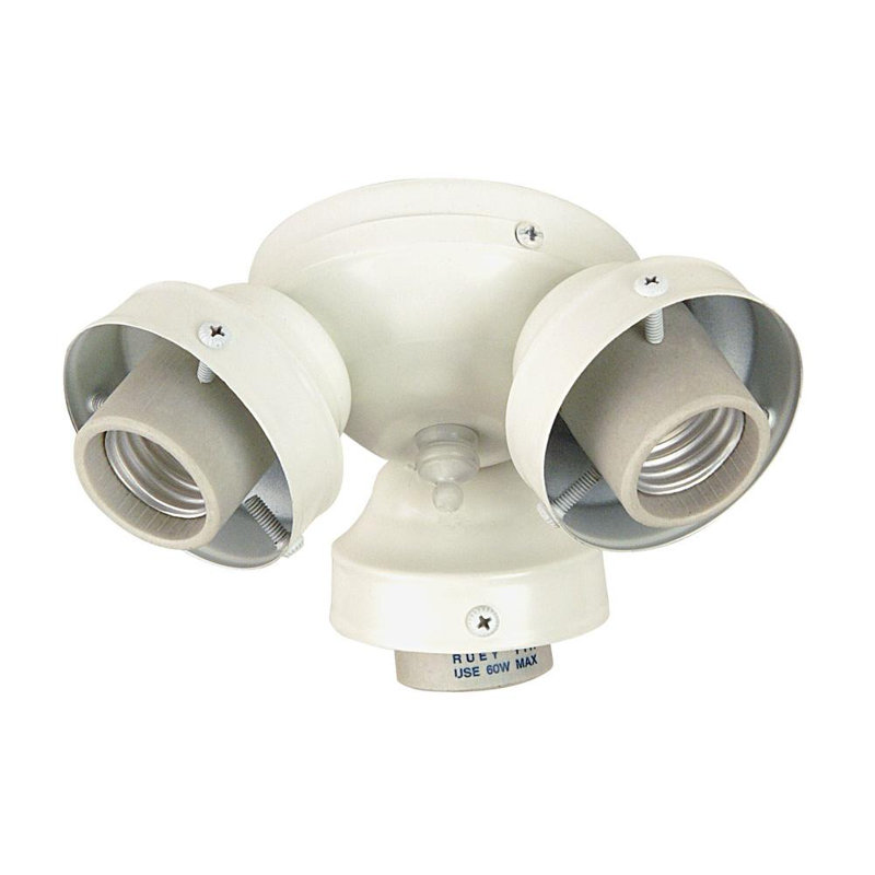 6.5'' 3 - Light Light Fitter, White