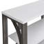 Console industrielle à 3 niveaux, 70,87 pouces, table d'entrée étroite, longue table de rangement avec entrée, salon, vestibule, couloir-484744135