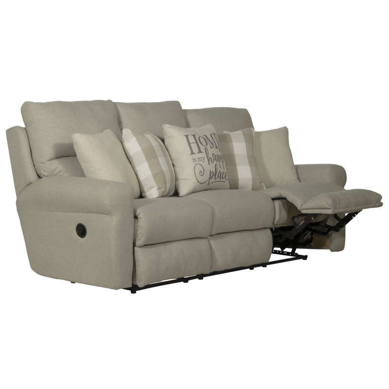 Canapé inclinable Aneeta, Beige, Manuel