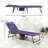 Adjustable Steel Patio Chaise Lounge, Foldable And Portable For Modern Outdoor Relaxation