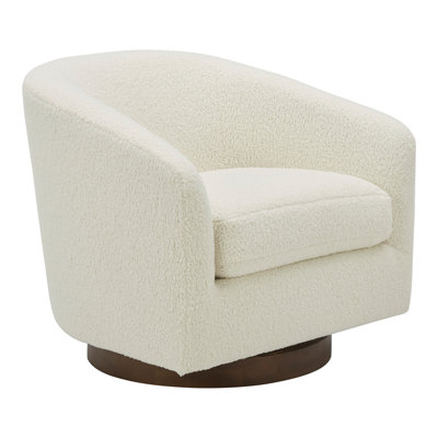 Fauteuil club pivotant en polyester 31 po.