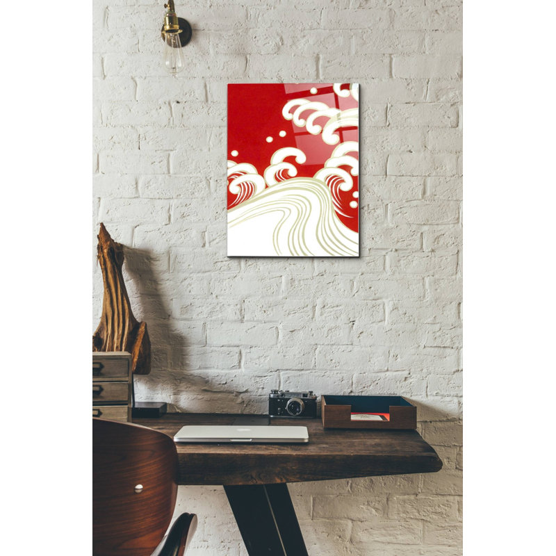 " Wave B " by Zigen Tanabe, 16" H x 12" W x 0.12" D