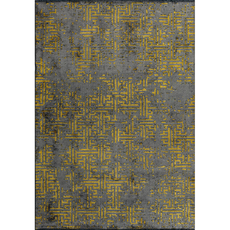 Labyrinthe géo contemporain, Rectangle 9 pi 10 po x 14 pi